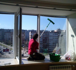 Мытье окон в однокомнатной квартире Старая Купавна